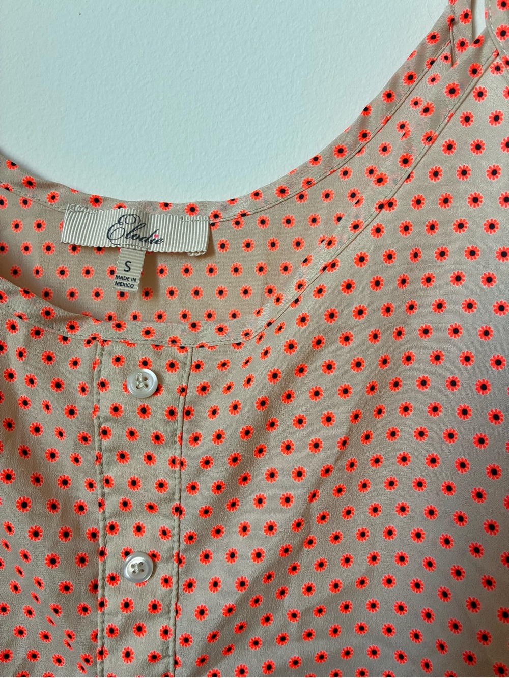 Elodie Button-Front Cami - Picture 3 of 4